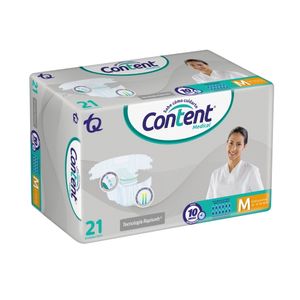 PAÑALES CONTENT MEDICAL M BOLSA X 21 UNDS
