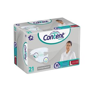 PAÑALES CONTENT MEDICAL L BOLSA X 21 UNDS