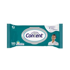 TOALLITAS HUMEDAS CONTENT BOLSA X 100 UNDS