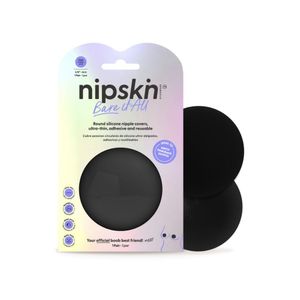 CUBRE PEZONES NIPSKIN BLACK (M) CAJA X 1 UND