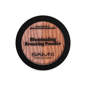 POLVO COMPACTO SAMY BRONCEADOR ILUMINADOR 10 G