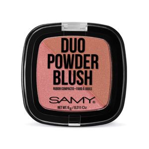RUBOR SAMY DUO CUADRADO N 01 ROSE BROWN ROSA MARRON 6 G