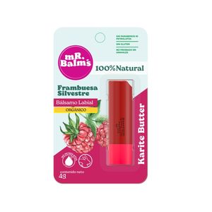 BALSAMO LABIAL MR BALMS FRAMBUESA SILVESTRE BARRA 4 G