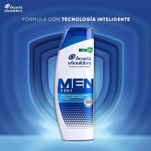 SHAMPOO HYS MEN 3 EN 1 FRASCO 375 ML