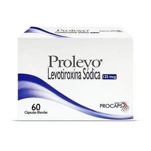 PROLEVO CAPSULAS BLANDAS 125 MCG CAJA X 60 UNDS