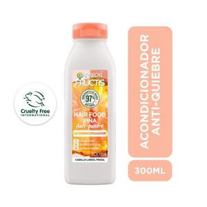 ACONDICIONADOR FRUCTIS HAIR FOOD PIÑA ANTI-QUIEBRE FRASCO 300 ML