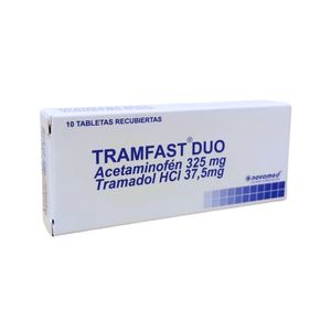 TRAMFAST DUO TABLETAS CAJA X 10 UNDS