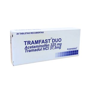 TRAMFAST DUO TABLETAS CAJA X 20 UNDS
