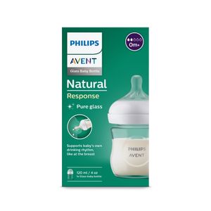 AVENT TETERO NATURAL 4 OZ RESPONSE VIDIROS CAJA X 1 UND