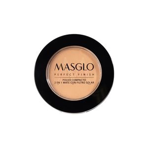 POLVO COMPACTO MASGLO PERFECT FINISH CLARO 2 CAJA 10 G