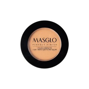 POLVO COMPACTO MASGLO PERFECT FINISH MEDIANO 2 CAJA 10 G