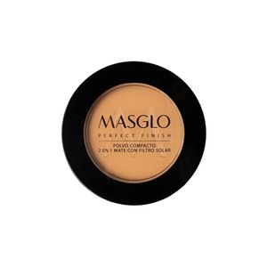 POLVO COMPACTO MASGLO PERFECT FINISH OSCURO 1 CAJA 10 G