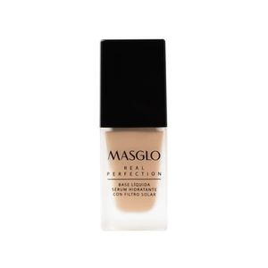 BASE LIQUIDA MASGLO REAL PERFECTION MEDIANO 2 FRASCO 20 G