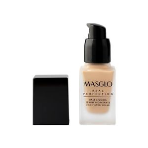 BASE LIQUIDA MASGLO REAL PERFECTION MEDIANO 2 FRASCO 20 G