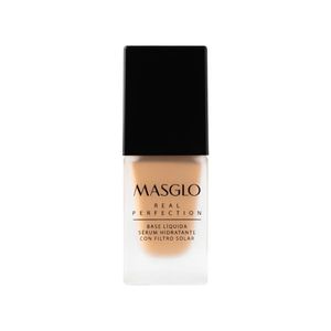 BASE LIQUIDA MASGLO REAL PERFECTION OSCURO 1 FRASCO 20 G