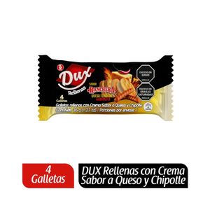 GALLETAS DUX RANCHERA QUESO FUNDIDO BOLSA X 4 UNDS
