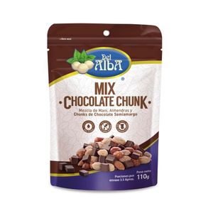 PASABOCAS DEL ALBA MIX CHOCOLATE CHUNK SALDULCE BOLSA 110 G