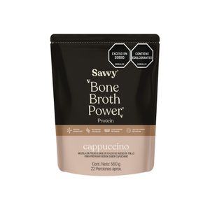 SAVVY BONE BROTH CAPPUCCINO DOYPACK 560 G