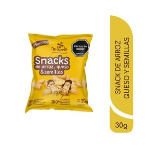 NATURELA PALITOS DE ARROZ+ QUESO Y SEMILLAS BOLSA 30 G