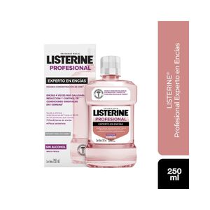 ENJUAGUE BUCAL LISTERINE PROFESIONAL ENCIAS FRASCO 250 ML