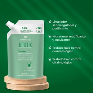 BIRETIX CLEANSER GEL LIMPIADOR BOLSA 400 ML