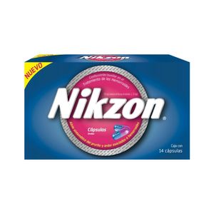 NIKZON CAPSULA DURA CAJA X 14 UNDS