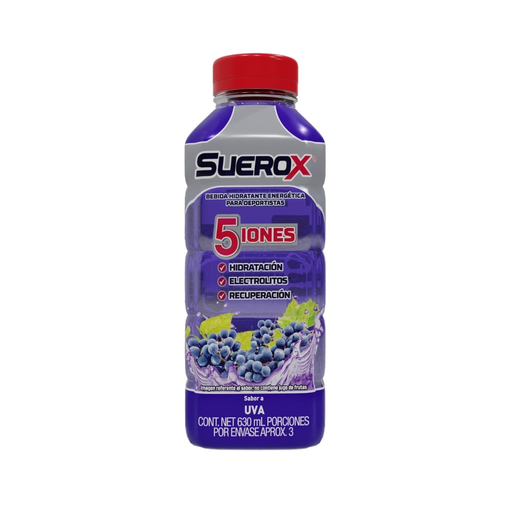 +++SUEROX UVA BOTELLA 630 ML - Farmacia Pasteur - Farmacias Pasteur