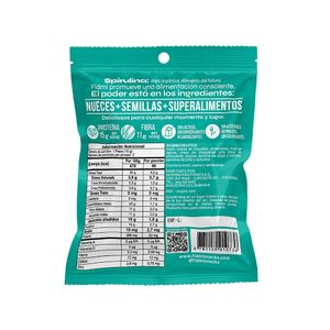 BOLITA DE ENERGIA FIDMI SPIRULINA Y CACAO BOLSA 36 G