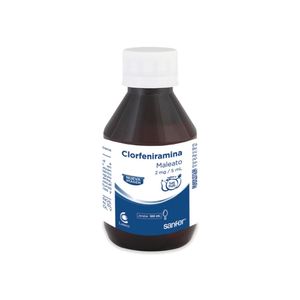 CLORFENIRAMINA MALEATO JARABE 2 MG/5ML FRASCO 120 ML