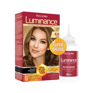 TINTURA LUMINANCE KIT 8.0+OXIGENTA CAJA X 2 UNDS