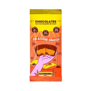 BOMBONES RELLENOS MANTEQUILLA DE MANI EL SUPER MUNDO BOLSA 24 G