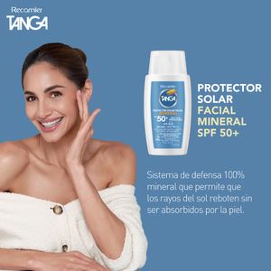 BLOQUEADOR TANGA FACIAL MINERAL SPF 50+ FRASCO 60 G