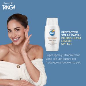 BLOQUEADOR TANGA FACIAL SPF 50+ FLUIDO ULTRA LIGERO FRASCO 50 ML