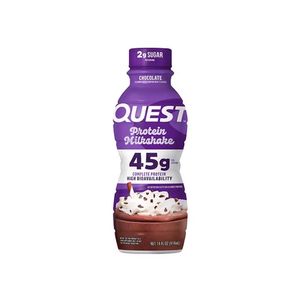 QUEST MALTEADA DE PROTEINA MILSHAKE CHOCOLATE FRASCO 414 ML
