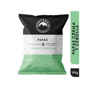 MONTE ROJO PAPAS CREMA Y CEBOLLA BOLSA 100 G