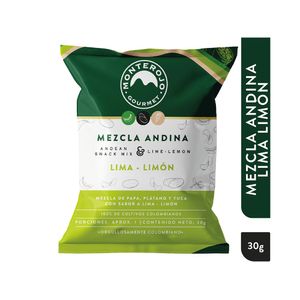 MONTE ROJO MEZCLA ANDINA LIMA LIMON BOLSA 30 G