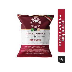 MONTE ROJO MEZCLA ANDINA BBQ DULCE PAQUETE 30 G