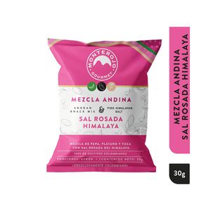 MONTE ROJO MEZCLA ANDINA SAL ROSADA BOLSA 30 G