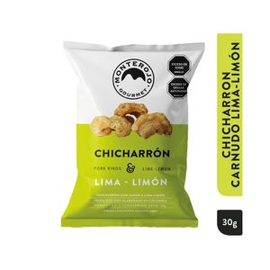 MONTE ROJO CHICHARRÓN CARNUDO LIMA LIMON BOLSA 30 G