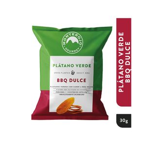 MONTE ROJO PLATANOS VERDES BBQ DULCE BOLSA 30 G