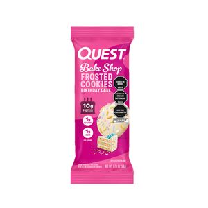 QUEST GALLETA GLASEADA TORTA DE CUMPLEAÑOS BOLSA 50 G