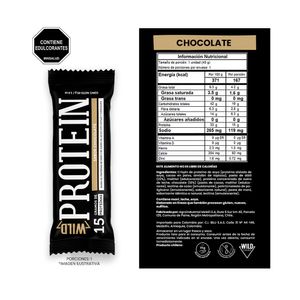 BARRA DE PROTEINA WILD PROTEIN CHOCOLATE BOLSA 45 G