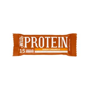 BARRA DE PROTEINA WILD PROTEIN CARAMELO BOLSA 45 G
