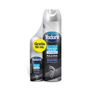 SPRAY YODORA PIES EXTRA CONTROL FRASCO 260ML + 50ML