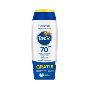 BLOQUEADOR TANGA SPF70 +GRATIS BLOQUEADOR SPF 50 FRASCO 220ML+85ML