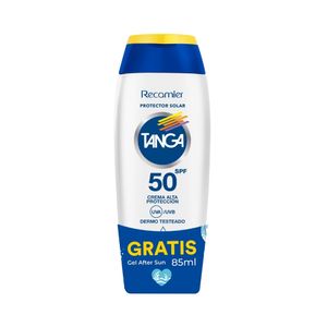 BLOQUEADOR TANGA SPF50 +GRATIS GEL AFTER SUN FRASCO 220ML+85ML
