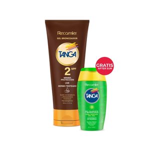 BRONCEADOR TANGA SPF2 GEL +GRATIS GEL AFTER SUN FRASCO 200ML+85ML