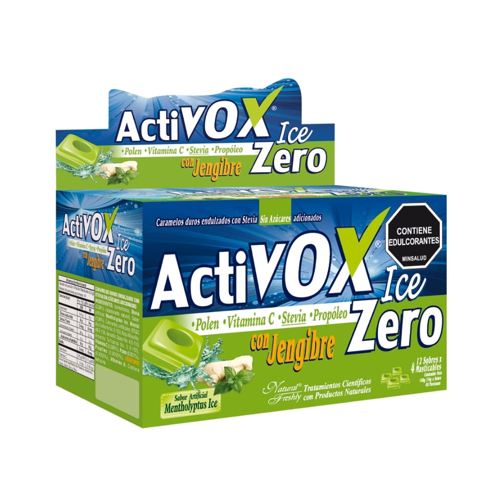 ACTIVOX ICE ZERO T. MASTICABLES MENTA - Farmacia Pasteur - Farmacias ...
