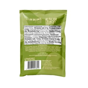 ES UN BALANCE ALFAJOR CRUNCHY BOLSA 72 G