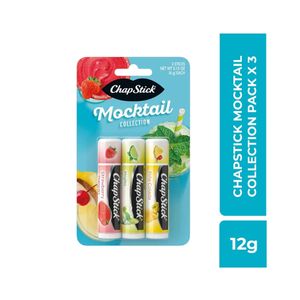 LABIAL CHAPSTICK MOCKTAIL BARRA 3 X 12 G